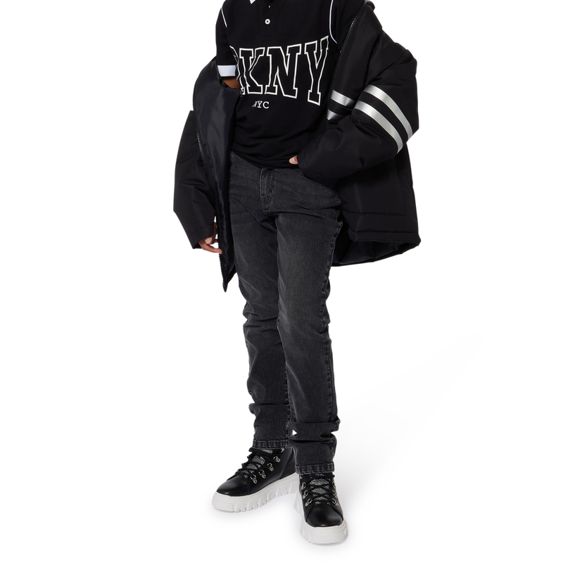 Polo boutonn&eacute; bicolore DKNY 
                        GARCON