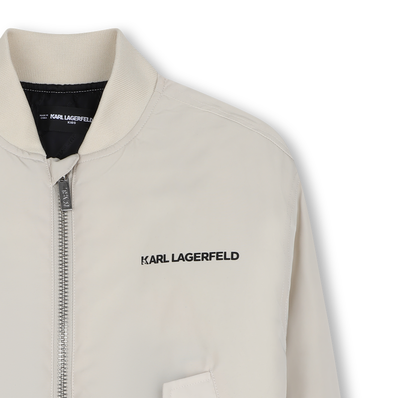 Bomber en toile KARL LAGERFELD KIDS 
                        GARCON