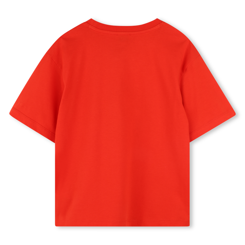 T-shirt avec imprim&eacute; sigl&eacute; KENZO KIDS 
                        FILLE