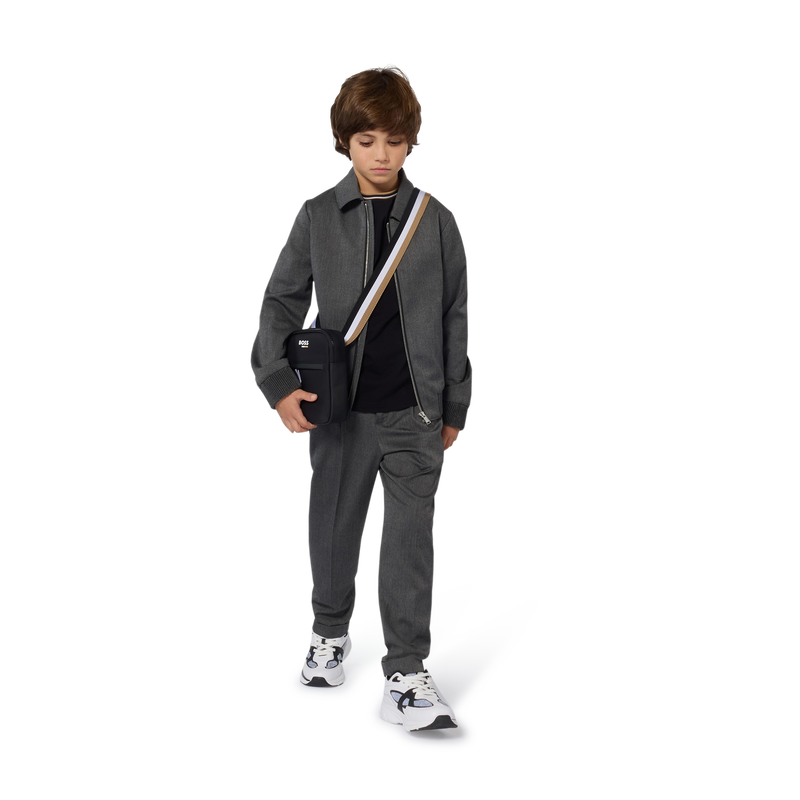 Sac besace en textile enduit BOSS 
                        GARCON