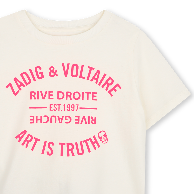 Tee-shirt manches courtes ZADIG & VOLTAIRE 
                        FILLE