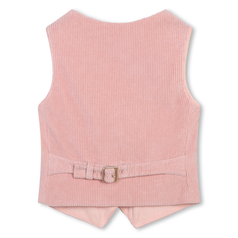 Gilet sans manche en velours CHLOE 
                    FILLE