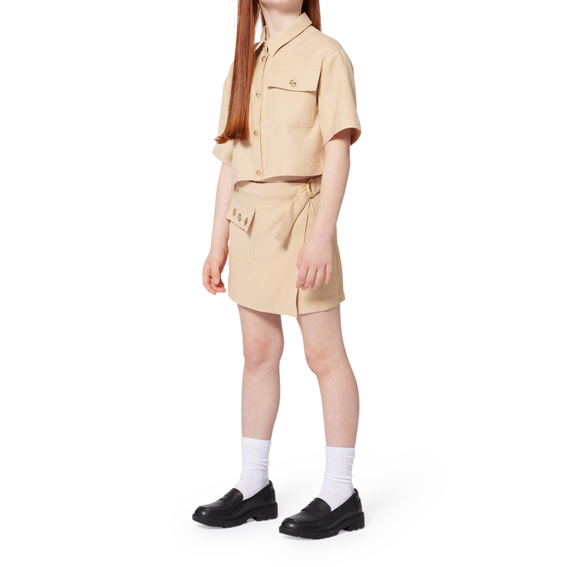 Short &agrave; ceinture &eacute;lastiqu&eacute;e MICHAEL KORS 
                        FILLE