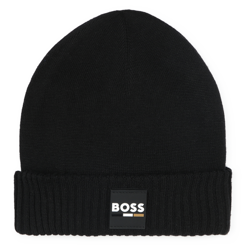 Bonnet tricot avec revers BOSS 
                    GARCON