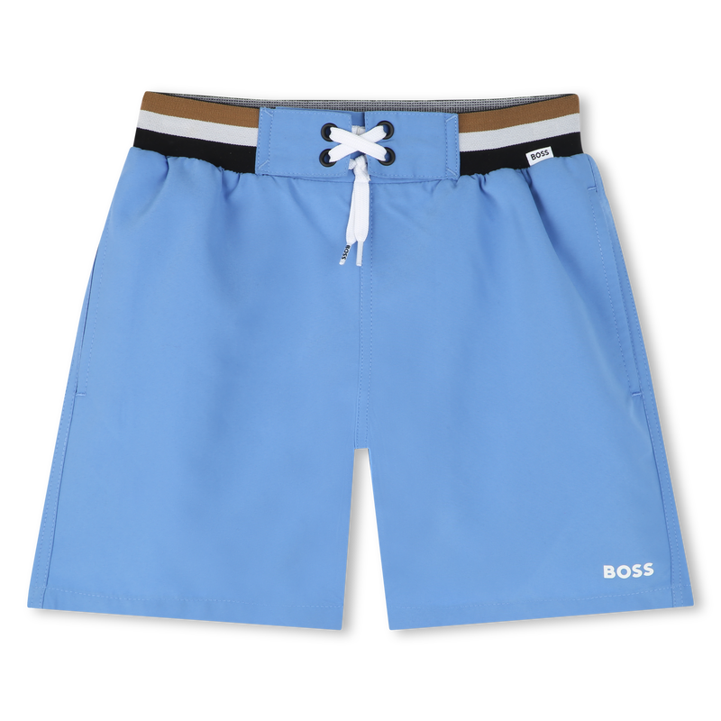 Maillot de bain à taille rayée BOSS 
                    GARCON