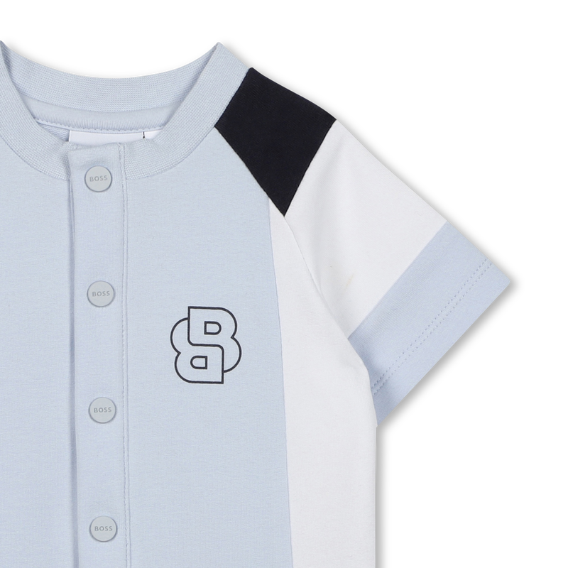 Combinaison-short tricolore BOSS 
                        GARCON