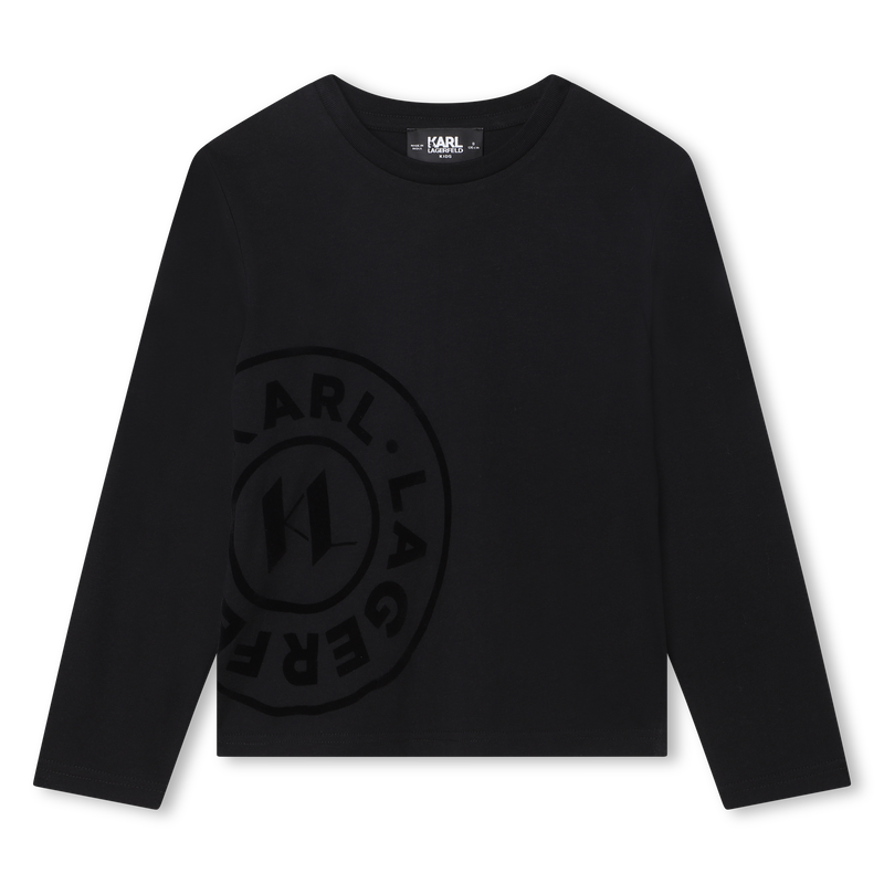 T-shirt à manches longues KARL LAGERFELD KIDS 
                    GARCON
