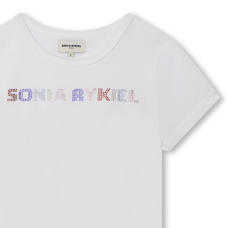 T-shirt illustration en strass SONIA RYKIEL 
                    FILLE