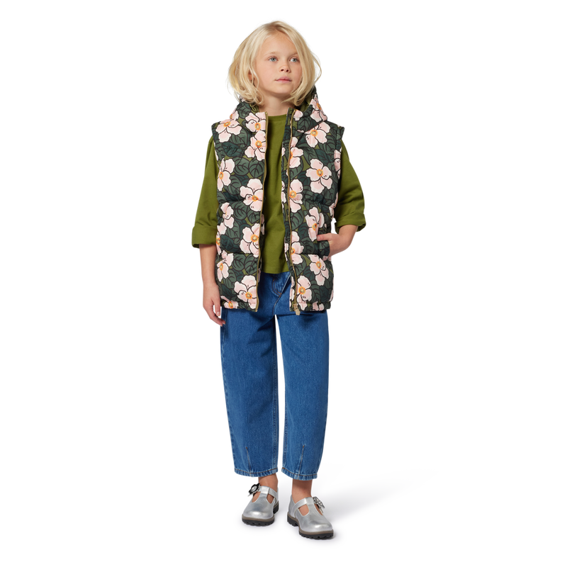Doudoune avec manches amovibles KENZO KIDS 
                    FILLE