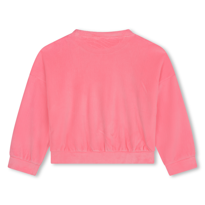 Sweat-shirt en velours BILLIEBLUSH 
                    FILLE