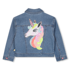 Veste en denim &agrave; poches BILLIEBLUSH 
                    FILLE