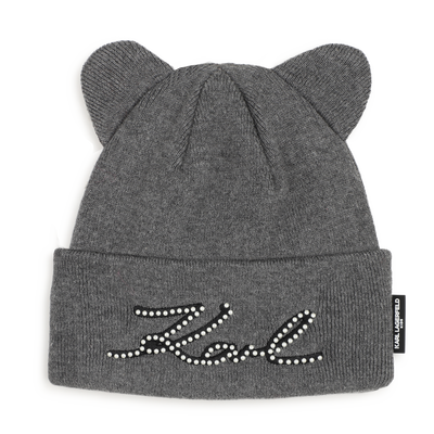 Bonnet en tricot KARL LAGERFELD KIDS FILLE