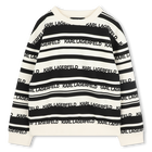 Sweat-shirt ray&eacute; KARL LAGERFELD KIDS 
                    GARCON