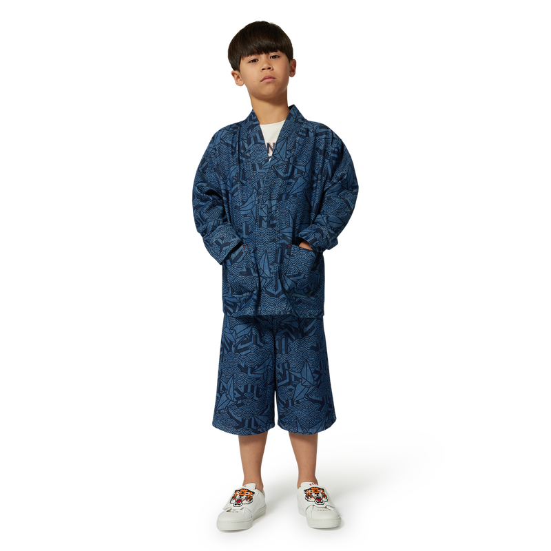 Veste en jean imprimée KENZO KIDS 
                    UNISEXE