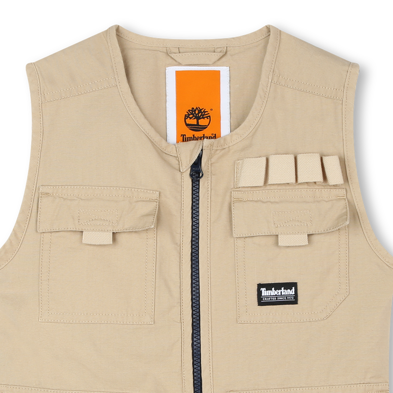 Gilet sans manche multipoches TIMBERLAND 
                    GARCON
