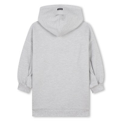 Robe sigl&eacute;e &agrave; capuche DKNY FILLE