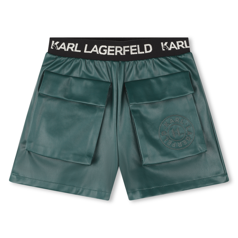 Short avec poches à rabat KARL LAGERFELD KIDS 
                    FILLE