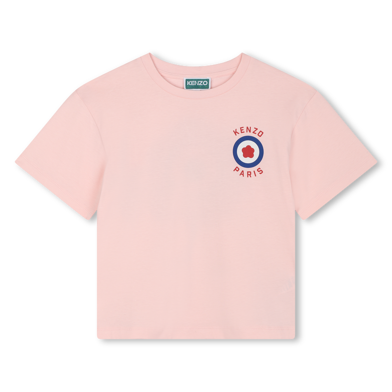 T-shirt manches courtes coton KENZO KIDS 
                    FILLE