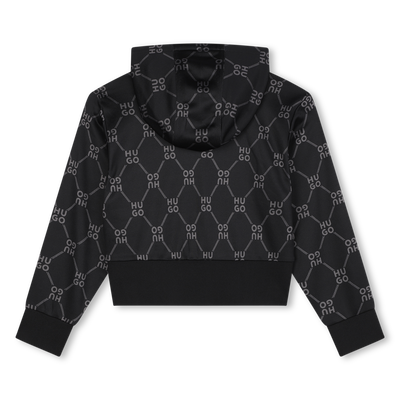 Sweat-shirt imprimé à capuche Hugo FILLE