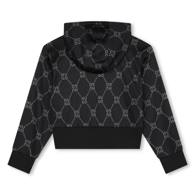 Sweat-shirt imprimé à capuche Hugo 
                    FILLE
