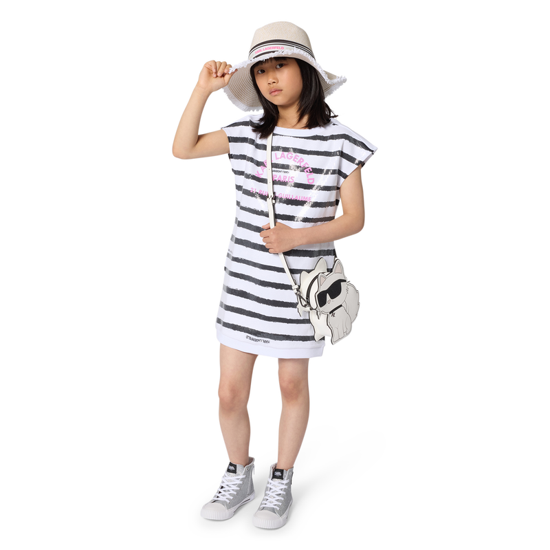 Basket &agrave; lacets KARL LAGERFELD KIDS 
                        FILLE