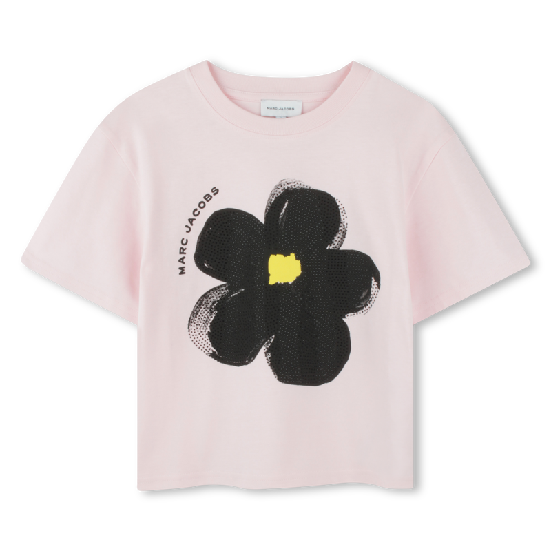 T-shirt manches courtes coton THE MARC JACOBS 
                    FILLE