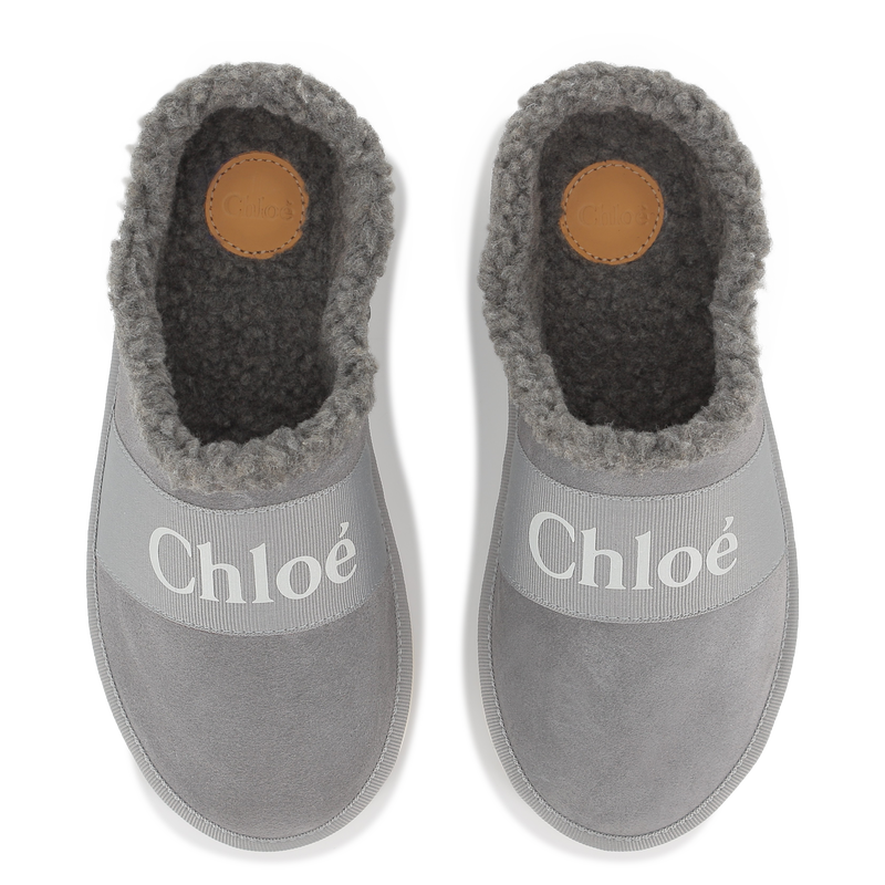 Chaussons en cuir de vache CHLOE 
                        FILLE