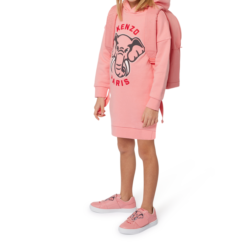 Robe en molleton &agrave; capuche KENZO KIDS 
                        FILLE