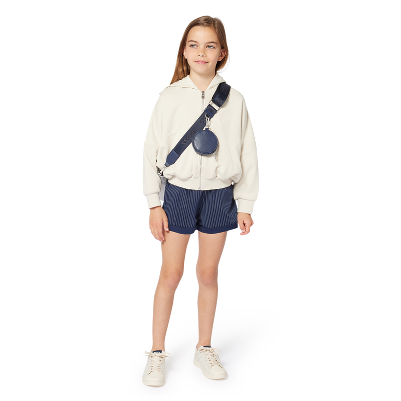 Baskets lacées en toile BOSS 
                    FILLE