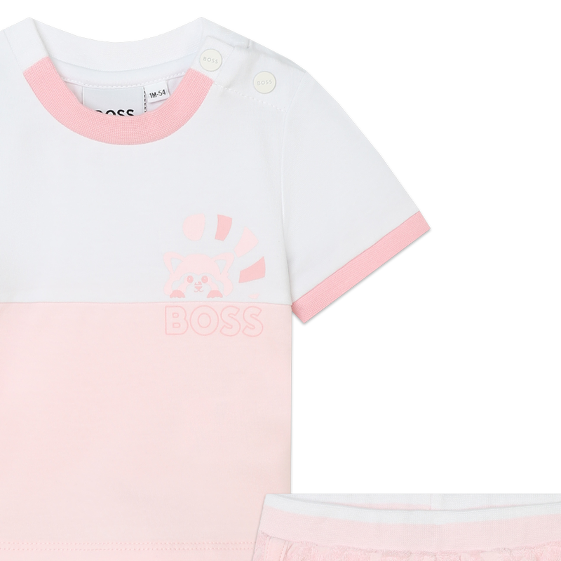Ensemble short et T-shirt BOSS 
                    FILLE