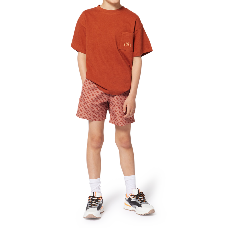 T-shirt brod&eacute; BOSS 
                        GARCON