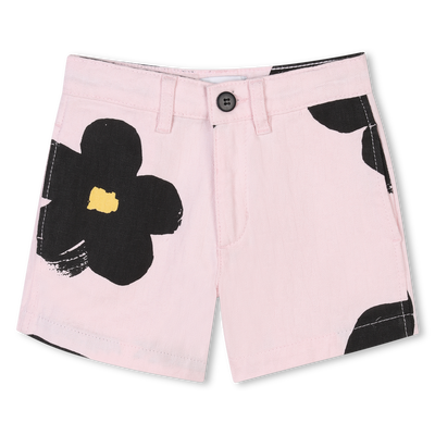 Short imprim&eacute; en coton MARC JACOBS FILLE