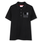 Polo &agrave; manches courtes, BLACK, hi-res