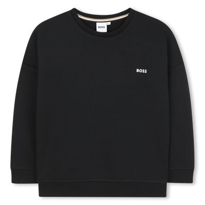 Sweat-shirt col rond uni BOSS GARCON