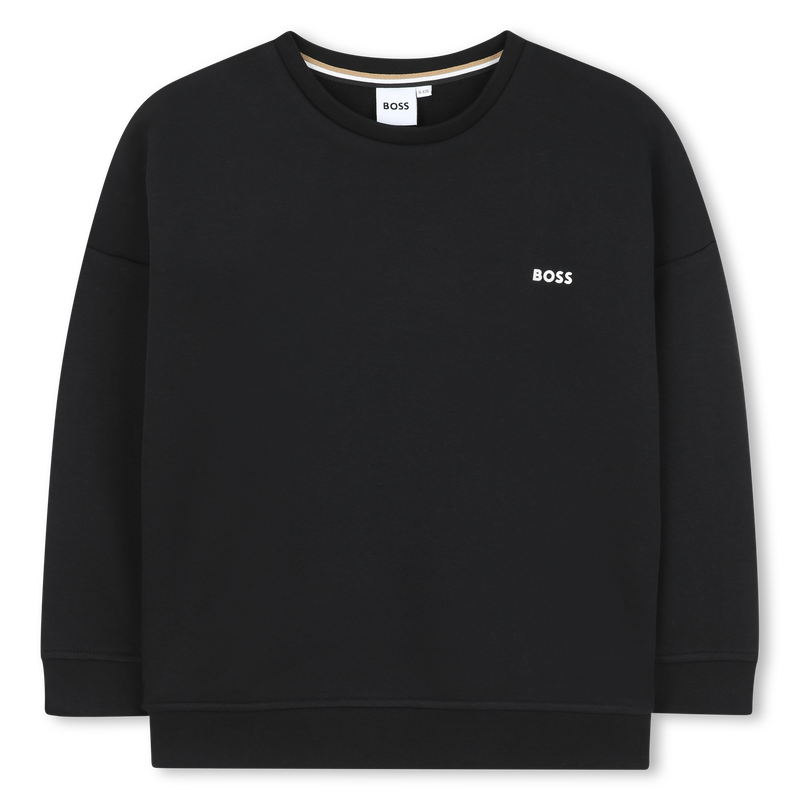 Sweat-shirt col rond uni BOSS 
                    GARCON