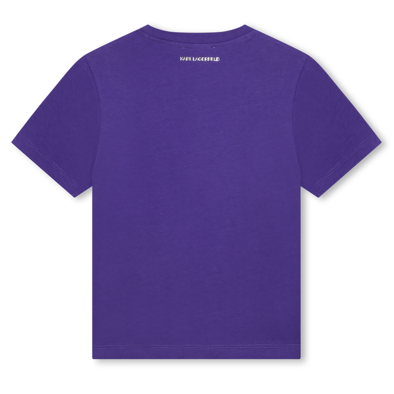 T-shirt avec imprimé placé KARL LAGERFELD KIDS 
                    FILLE