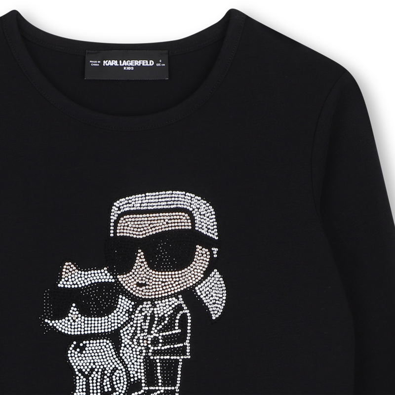 Tee-shirt manches longues KARL LAGERFELD KIDS 
                        FILLE