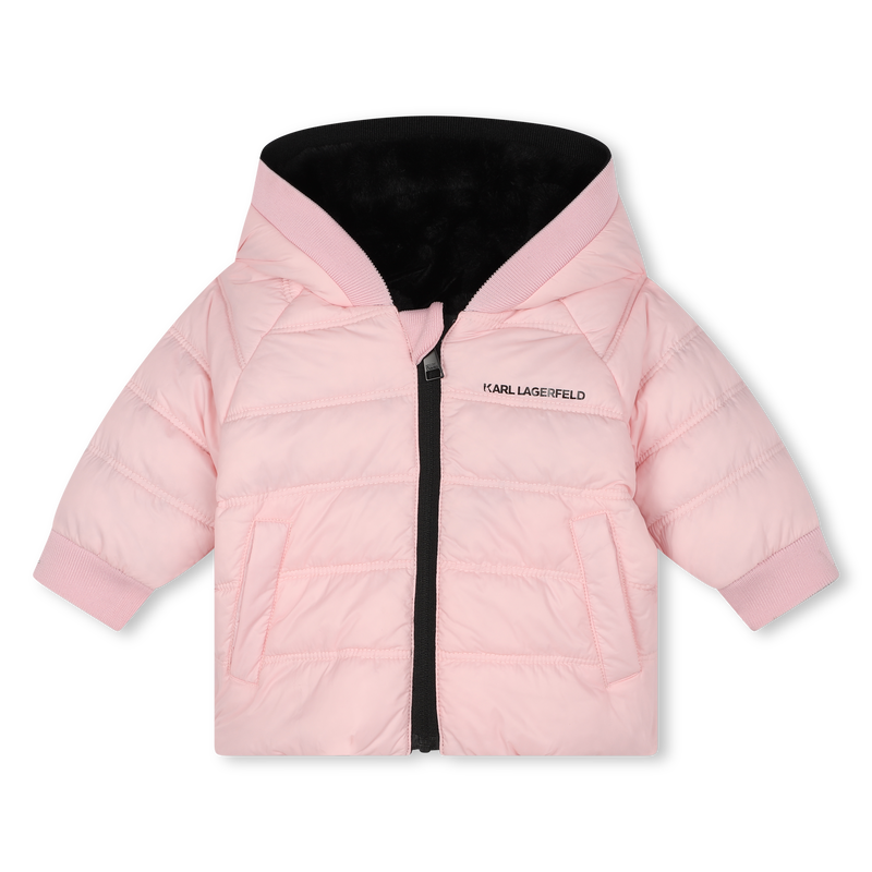 Doudoune réversible KARL LAGERFELD KIDS 
                    FILLE