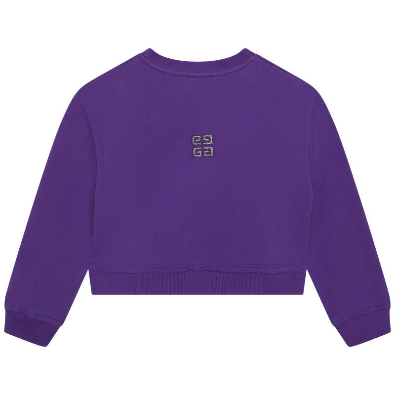 Sweat-shirt court brodé GIVENCHY 
                    FILLE