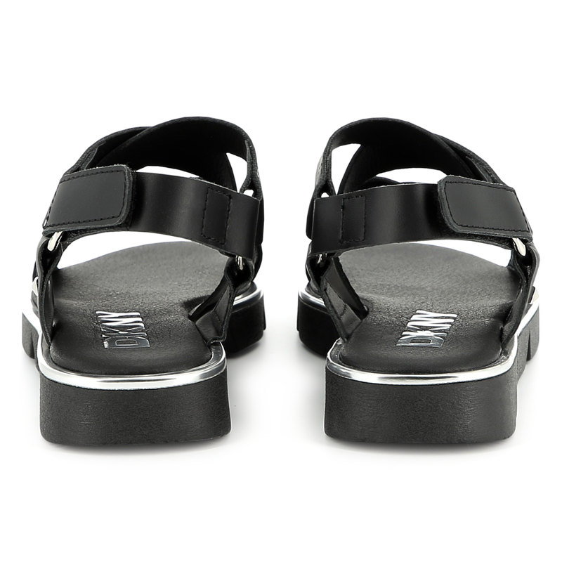 Sandales en cuir DKNY 
                        FILLE