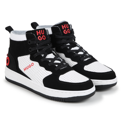 Baskets montantes lac&eacute;es Hugo GARCON