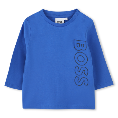 T-shirt sigle vertical BOSS GARCON