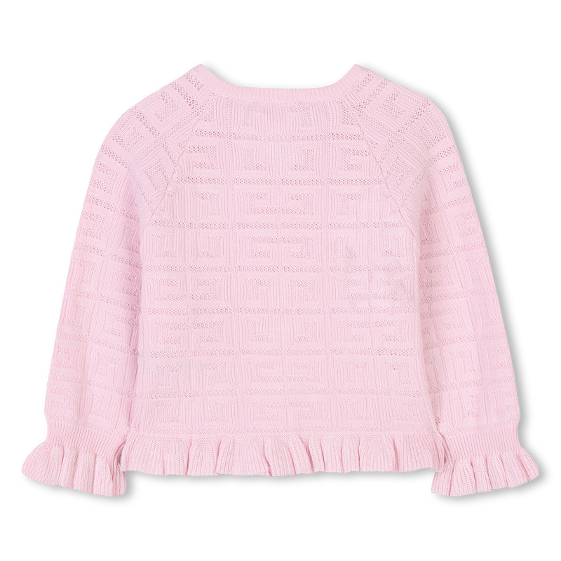Cardigan boutonné en tricot GIVENCHY 
                    FILLE
