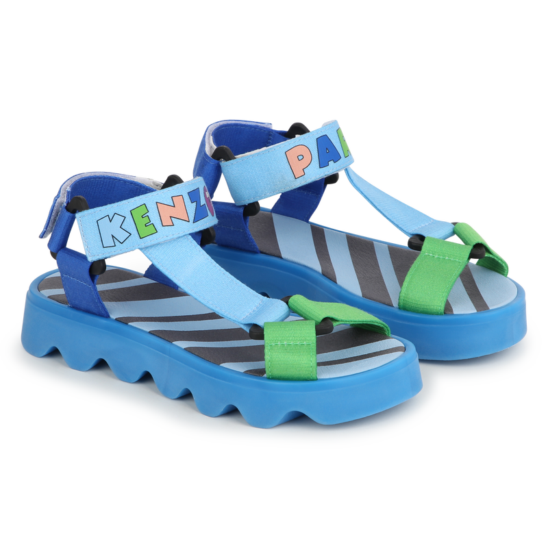 Sandales à boucle et bande auto-agrippante KENZO KIDS 
                    UNISEXE