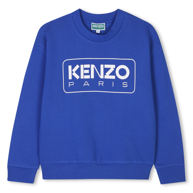 Sweat-shirt molletonné coton KENZO KIDS 
                    GARCON