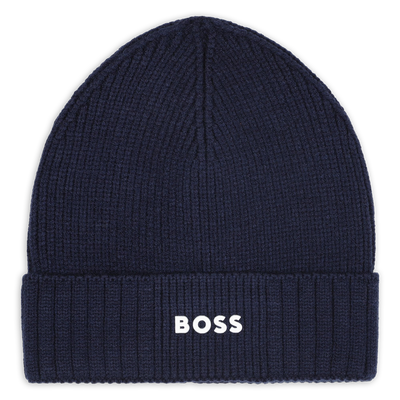 Bonnet tricot avec sigle BOSS GARCON