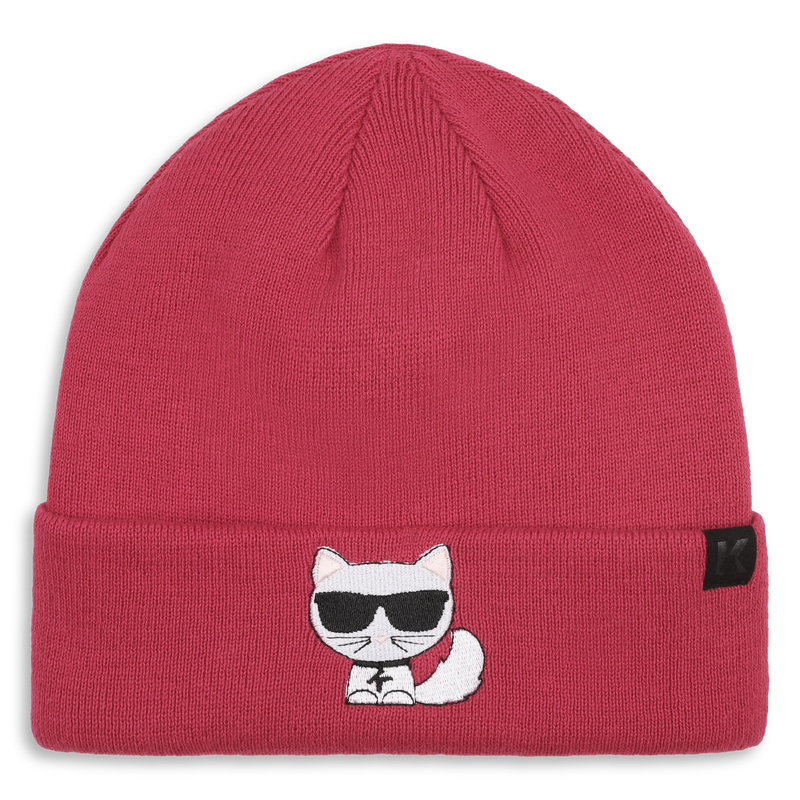 Bonnet tricot KARL LAGERFELD KIDS 
                    FILLE