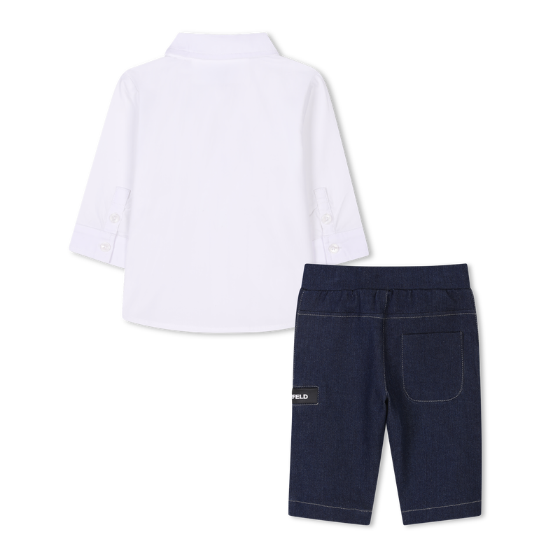 Ensemble chemise et pantalon KARL LAGERFELD KIDS 
                    GARCON
