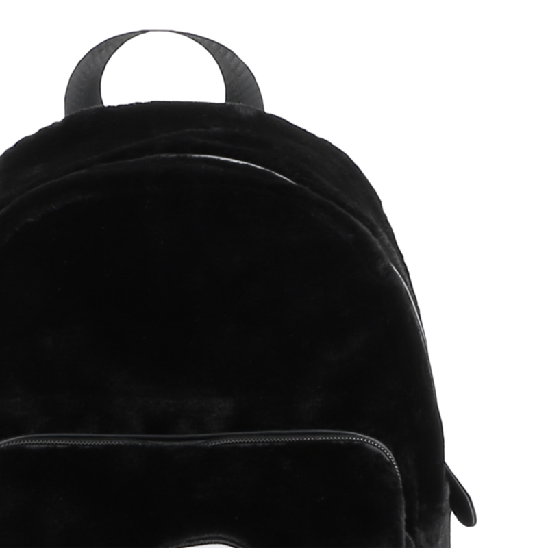 Petit sac à dos en polaire duveteuse KARL LAGERFELD KIDS 
                    FILLE