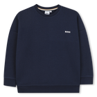 Sweat-shirt col rond uni BOSS 
                    GARCON